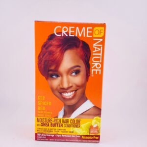 CREME OF NATURE C32 SPICED RED With SHEA BUTTER PERMANENT HAIR COLOR