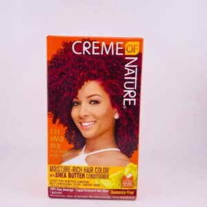 CREME OF NATURE C31 VIVID RED With SHEA BUTTER PERMANENT HAIR COLOR