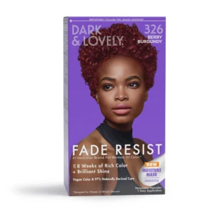 DARK & LOVELY 326 BERRY BURGUNDY Permanent Hair Color 1 Easy Application