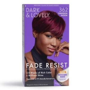 DARK & LOVELY 362 CRIMSON MOON Permanent Hair Color 1 Easy Application