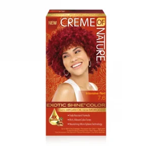 NEW CREME OF NATURE Intensive Red 7.6 Permanent EXOTIC SHINE COLOR With Argan Oil