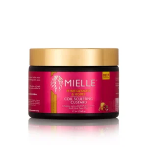 Mielle Pomegranate & Honey Coil Sculpting Custard 12oz – Define & Enhance Curls