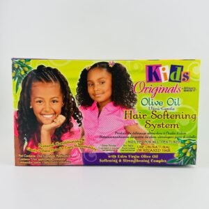 Africa best kids original olive oil hair softening system kit