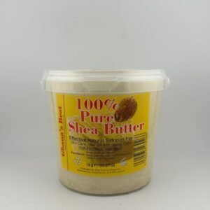 Ghana,s Best 100% Pure Shea Butter White(1kg) 35.27 fl oz
