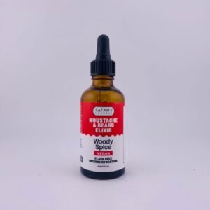 Safah’s Natural moustache & beard elixir woody spice vegan flake free intense hydration(50ml) 1.69 fl oz