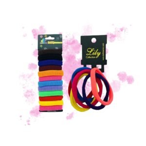 Lily Collection Colorful Pony Tailer EB065 Assorted