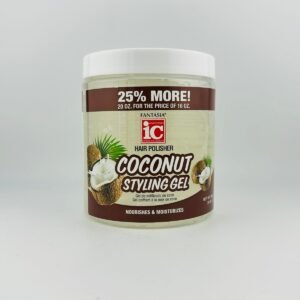 Fantasia IC Hair Polisher Coconut Styling Gel(567g) 20 fl oz