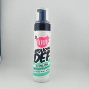 The Doux Mousse Def Texture Foam 7oz – Multi-Use Styling Mousse for Curly & Natural Hair