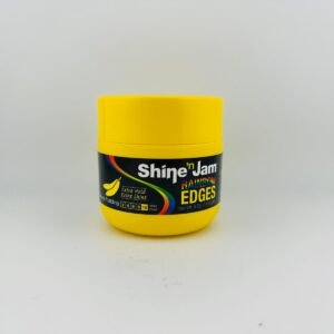 Shine' n Jam Rainbow Edges Curly Hair Gel for Women Styling Gel for Women Strengthens with Silk Protein Banana Pudding(113.5g)