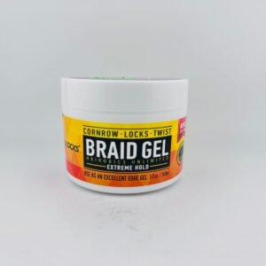 AllDay Locks Braid Gel – Extreme Hold, 5 fl oz (150ml)