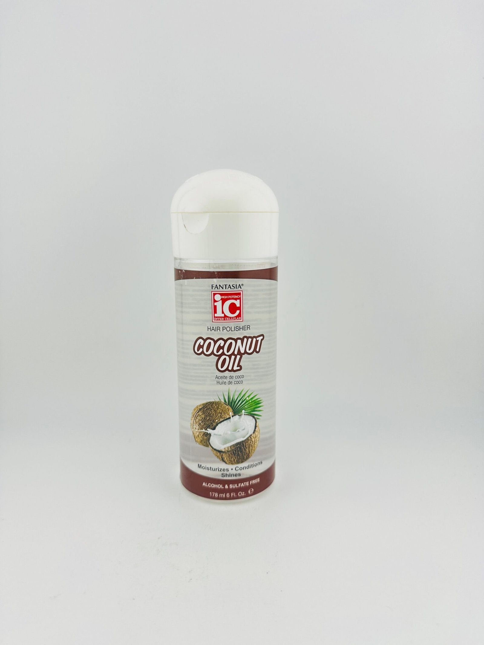 Fantasia IC Hair Polisher Coconut Oil(178ml) 6 fl oz