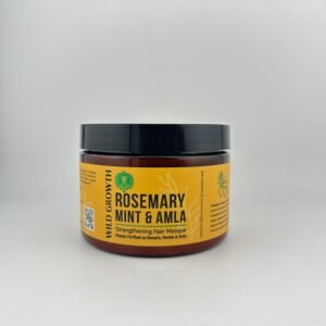 Wild Growth Rosemary Mint & Amla Hair Masque 12oz – Strengthen & Nourish Hair