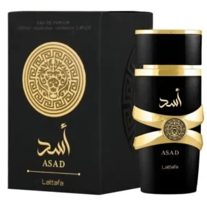 Lattafa Asad Eau de Parfum Warm Spicy Long-Lasting Fragrance for Unisex - 100ml