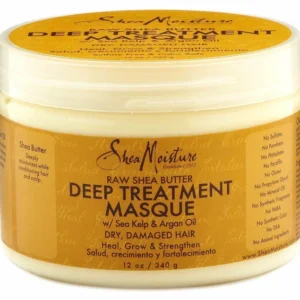 SheaMoisture Raw Shea Butter Deep Treatment Masque 12oz – Repair & Strengthen Hair