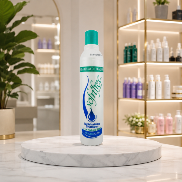 Sofnfree moisturising shampoo on display