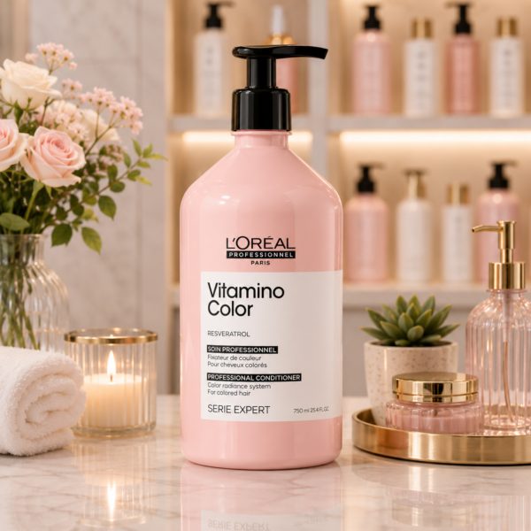 Luxurious salon products and soft florals