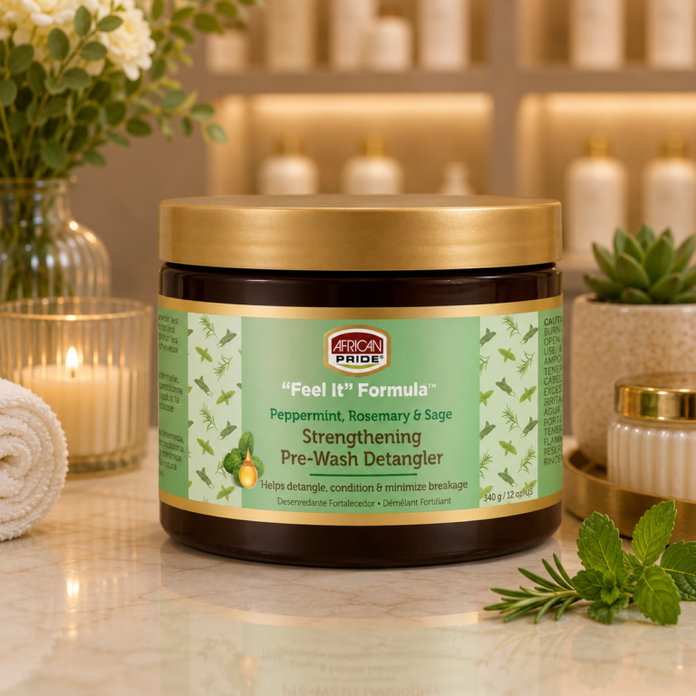 Spa-inspired luxury haircare product display