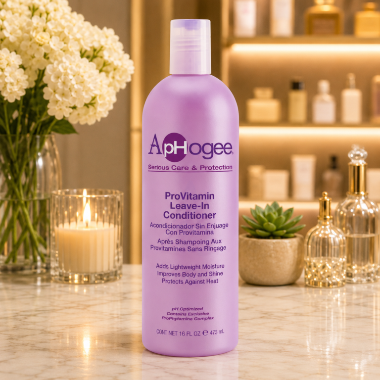 Elegant bathroom vanity with hair conditioner