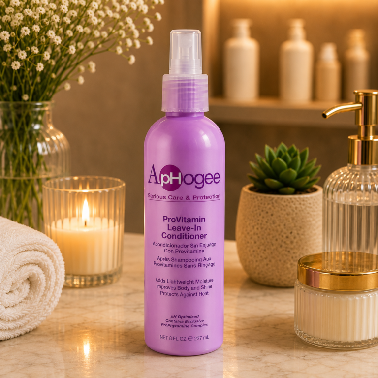 Spa ambiance with ApHogee ProVitamin conditioner