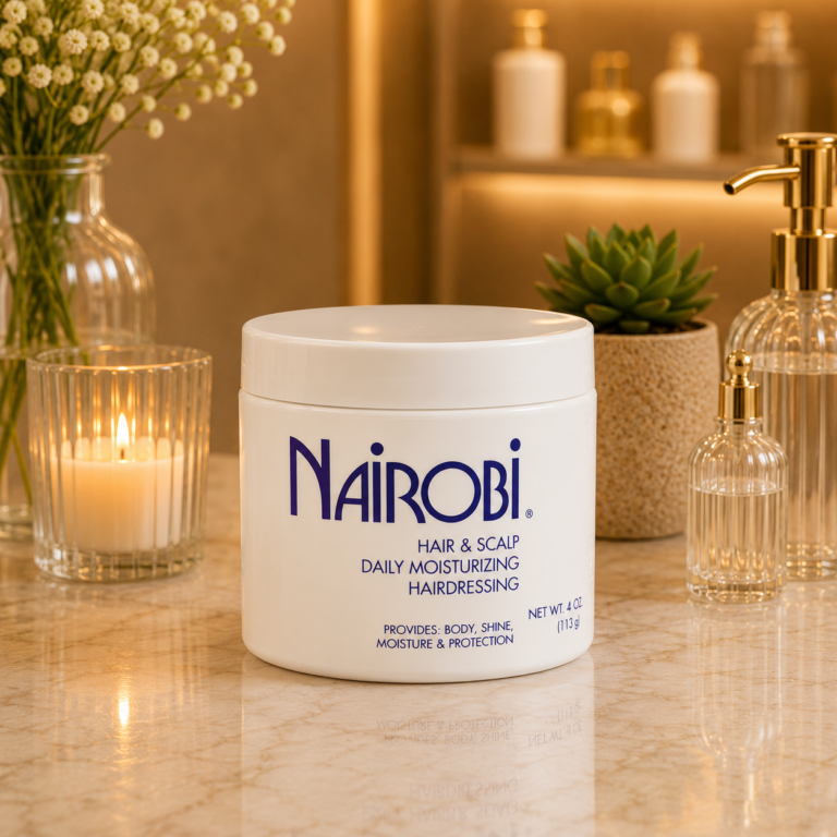 Luxurious vanity product on marble counter