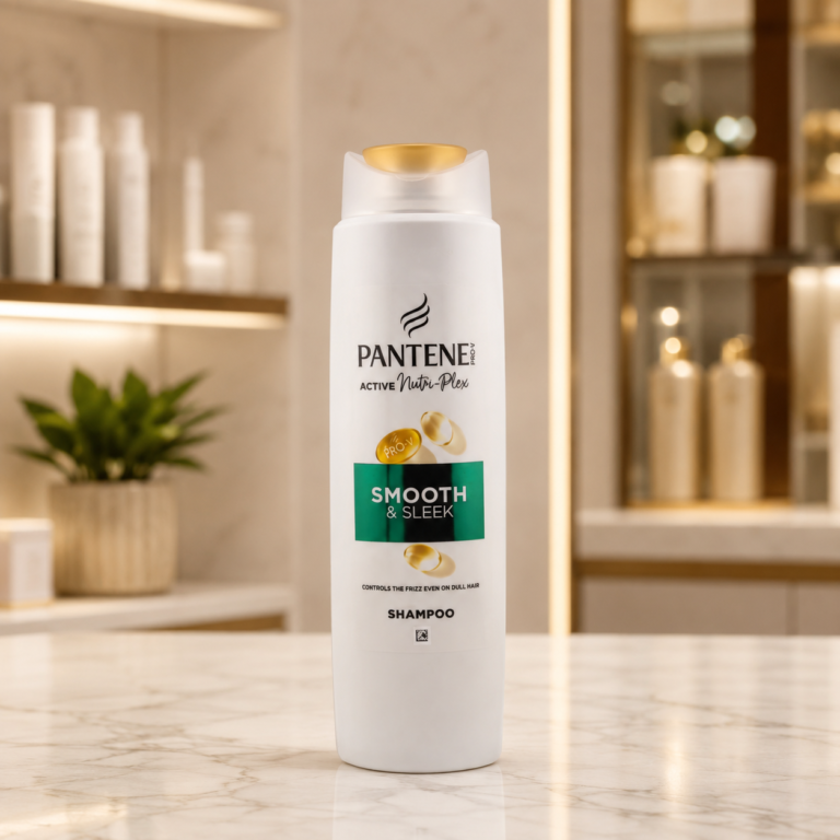 Elegant shampoo in luxury setting