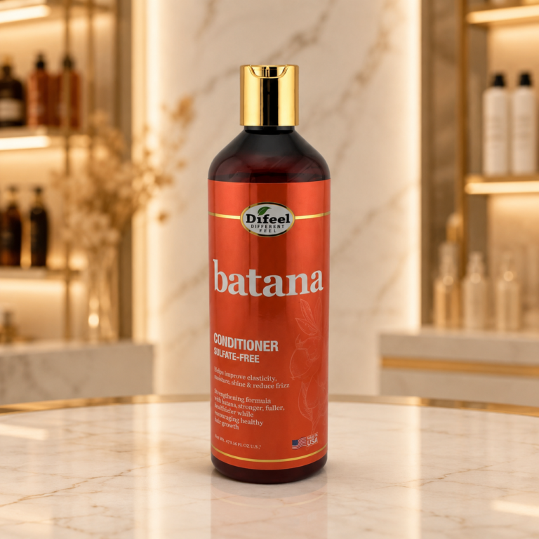 Luxury conditioner on marble countertop