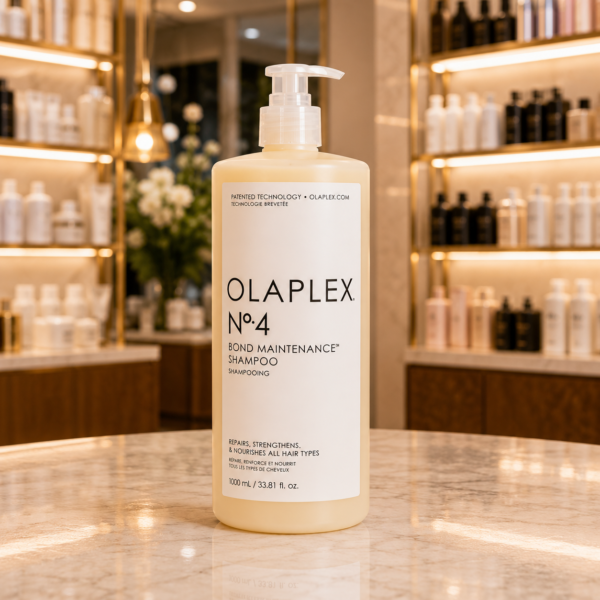 Luxurious salon product showcase
