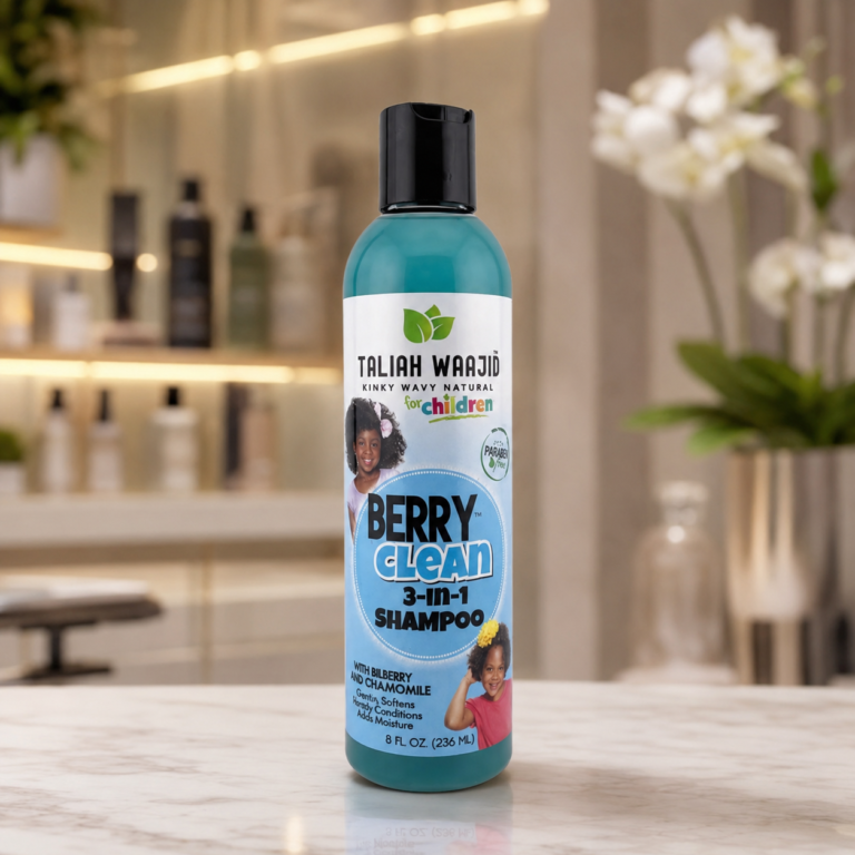 Shampoo bottle in serene spa setting