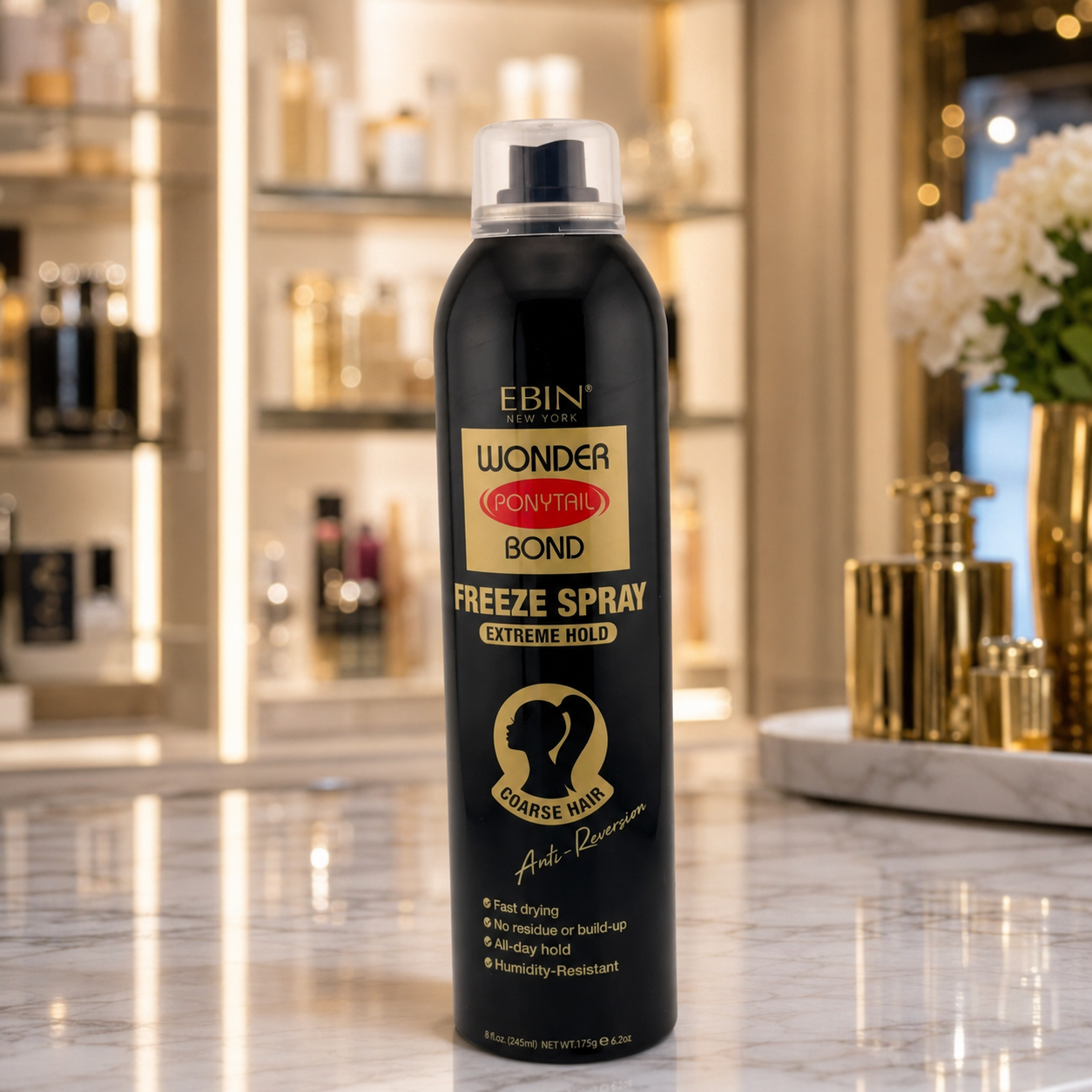 EBIN Ponytail Freeze Spray