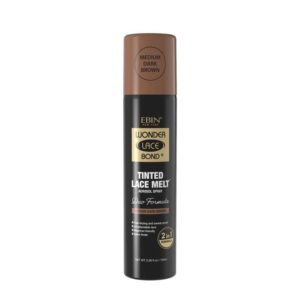 "EBIN New York Wonder Lace Bond Dark Brown Tinted Lace Melt Spray Bottle"