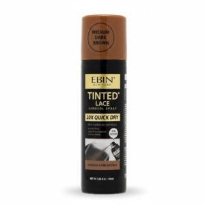EBIN NEW YORK TINTED LACE MEDIUM DARK BROWN 10X QUICK DRY(100ml) 3.38 fl oz