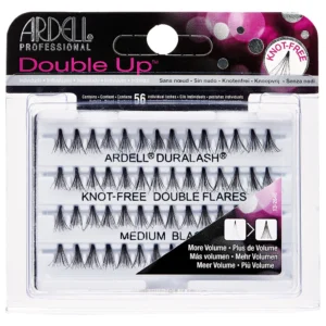 ARDELL PROFESSIONAL DOUBLE UP KNOT-FREE DOUBLE FLARES MEDIUM  BLACK EYE LASHES