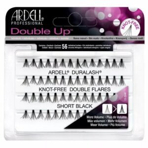 ARDELL PROFESSIONAL DOUBLE UP KNOT-FREE DOUBLE FLARES SHORT BLACK EYE LASHES