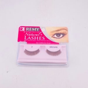 REMY PREMIUM VIRGIN HAIR Natural LASHES 100% HUMAN HAIR BROWN 3