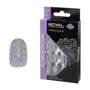 ROYAL COSMETIC CONNECTIONS MILLIONAIRE 24 PCS GLUE-ON NAILS(2g)