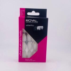 ROYAL COSMETIC CONNECTIONS STILETTO 24 PCS GLUE-ON NAILS(2g)