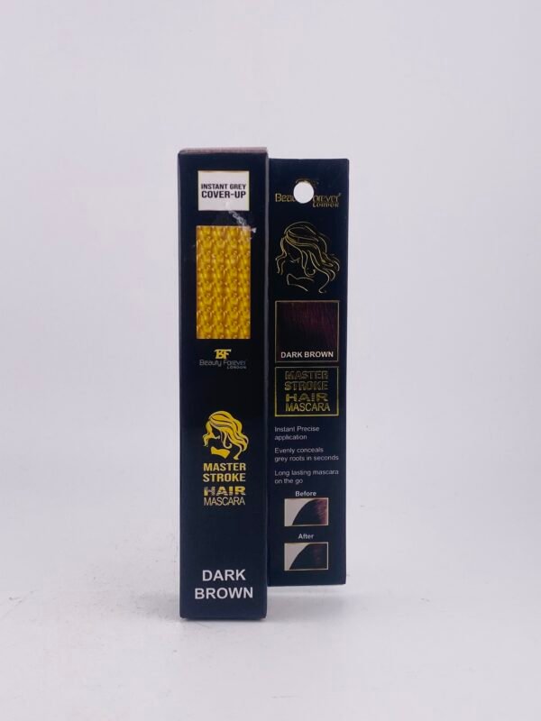 “Dark Brown hair mascara for grey coverage and root touch-up”