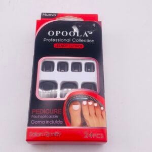 “New Opoola Professional Collection 24 Pcs Salon Quality Press-On Nails”