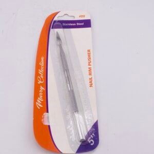 MURRY COLLECTION #252 7.5-inch stainless steel nail rim pusher for professional manicure and cuticle care