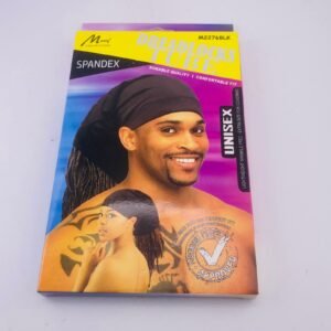 MURRY COLLECTION BLACK M2276BLK SPANDEX UNISEX STRETCHABLE DREADLOCKS TUBE