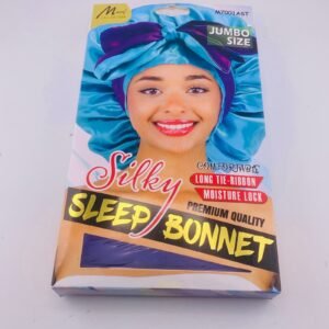 MURRY COLLECTION PURPLE M7001AST JUMBO SIZE SILKY SLEEP BONNET PREMIUM QUALITY