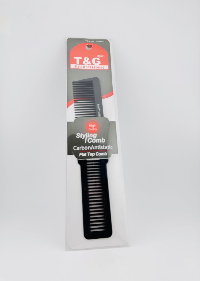 T&G Hair Accessories Metal Lift Comb TG6969 with metal teeth for professional hair styling and lifting