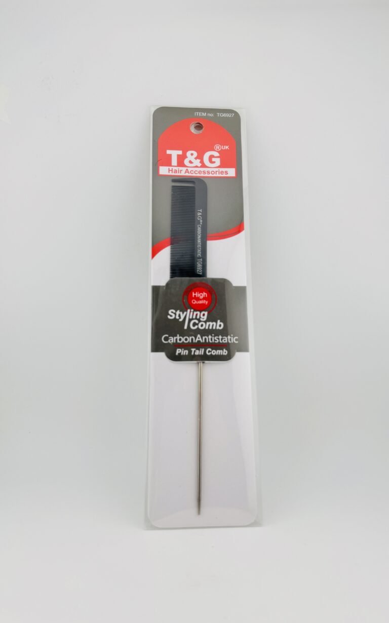 T&G Hair Accessories Pin Tail Comb TG6927 for precise hair sectioning and styling