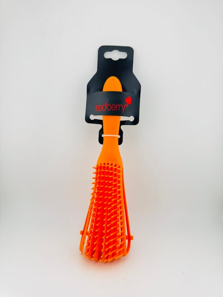 RedBerry’s Silicone Hair Brush Soft Quality BE3364 for gentle detangling and scalp massage