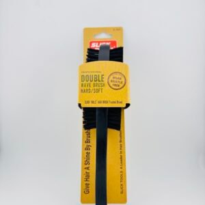 Slick Tools Double Hair Brush Hard Soft SL1843 for versatile hair styling and grooming