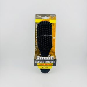 Murry’s Curved Bristles Club Brush Soft 7721CVD for smooth grooming and wave styling