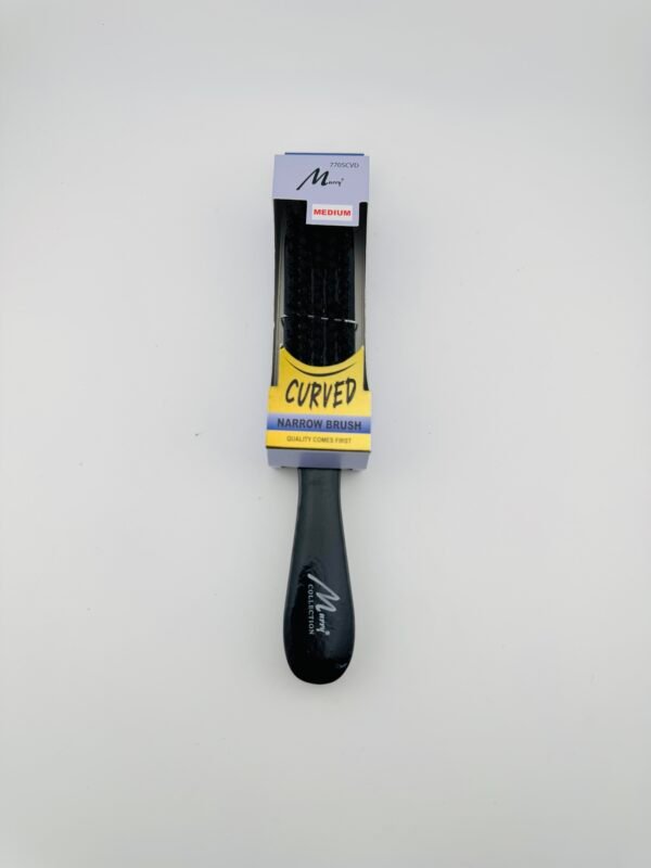 Murry’s Curved Narrow Brush Medium Size 7705CVD for smooth grooming and wave styling
