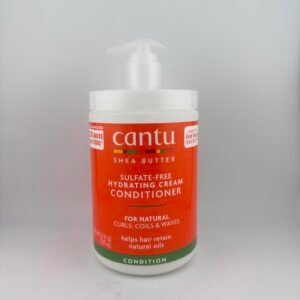 Cantu Shea Butter Sulfate-Free Conditioner 25oz for deep hydration, detangling, and soft curly hair care