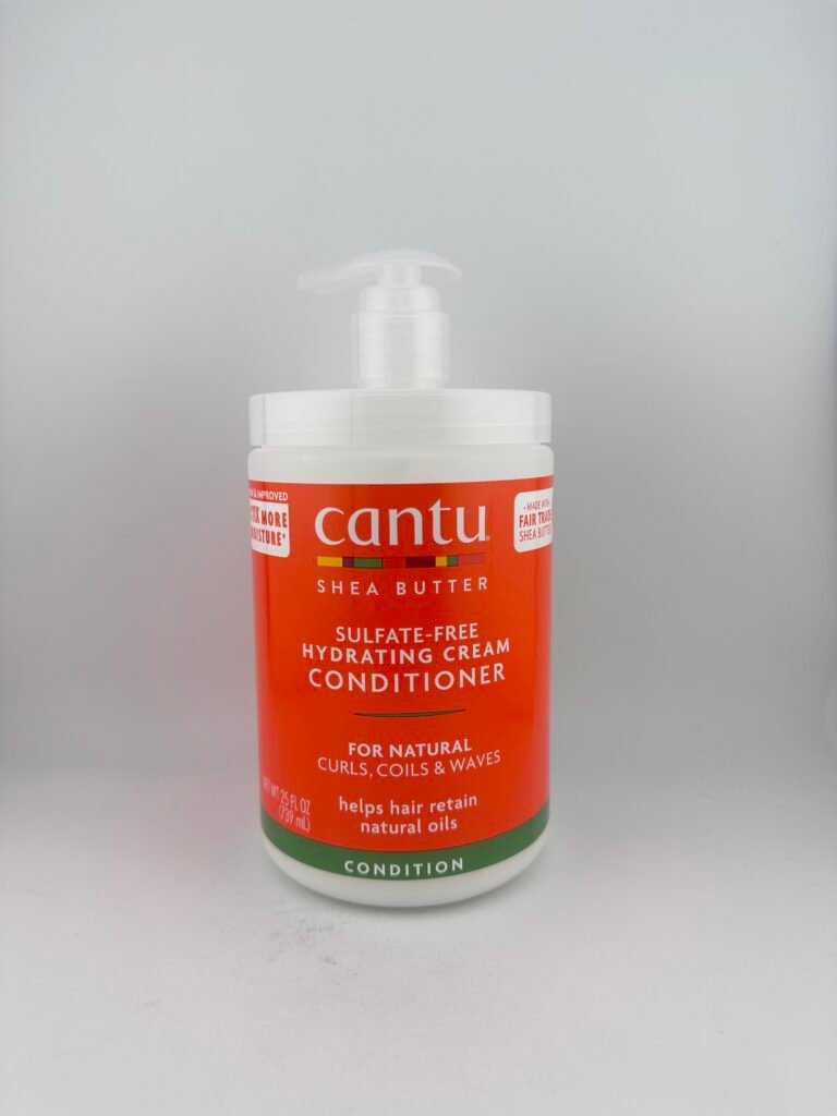 Cantu Shea Butter Sulfate-Free Conditioner 25oz for deep hydration, detangling, and soft curly hair care
