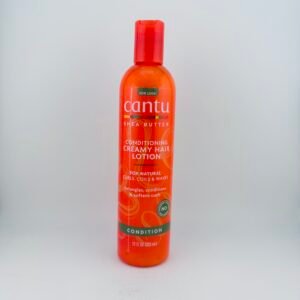 Cantu Shea Butter Creamy Hair Lotion for moisturizing and softening dry hair